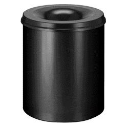 Vepa Bins – Papierkorb mit Flammensperre Vepabins 80 Liter 47 cm Schwarz