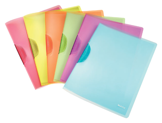Klemmap Leitz Colorclip A4 PP Assorti