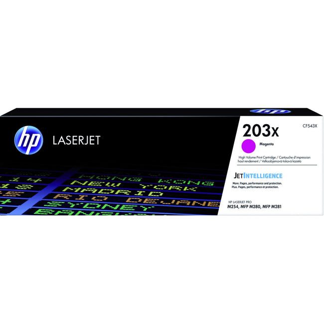 HP - Tonerkartusche cf543x 203x rot