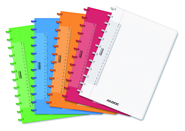 Schriftstelle adoc a4 lijn144blz 90gr pp assorti