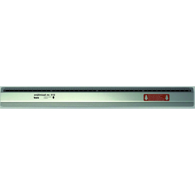 Rumold - Schneidelineal Bura 512 Antica 40cm Aluminium