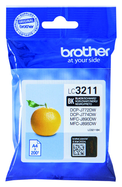 Inkcartridge Bruder LC-3211 Black | 5 Stücke