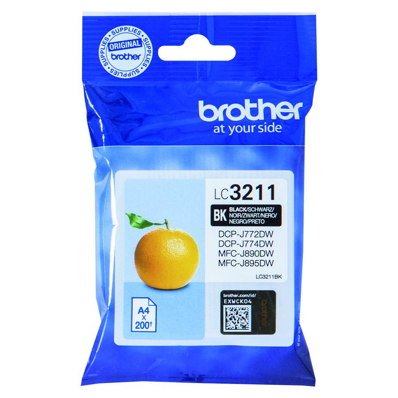 Brother - Tintenpatrone LC-3211BK schwarz