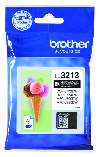 Inkcartridge Bruder LC-3213 Black HC