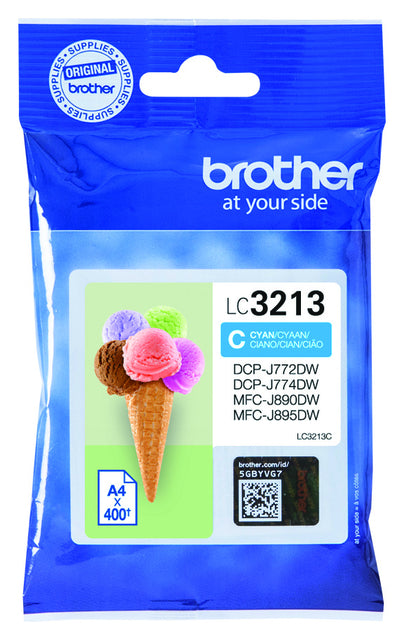 Inkcartridge Bruder LC-3213C Blue | 1 Stück