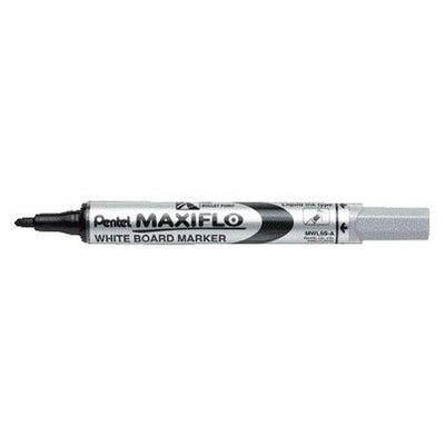 Pentel - Whiteboardmarker MWL5S Maxiflo rund 1mm schwarz