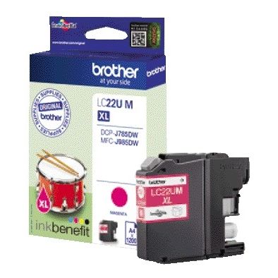 Brother - Tintenpatrone LC-22UM rot