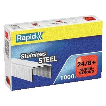 Rapid - Heftklammern 24/8 Edelstahl superstark 1000 Stück