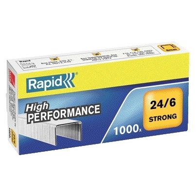 Rapid - Heftklammern 24/6 verzinkt stark 1000 Stück