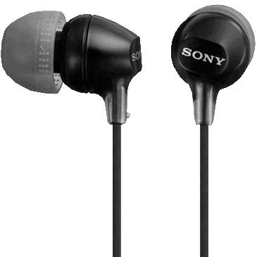 Sony - Kopfhörer EX15LP Basic Schwarz
