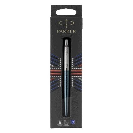 Parker - Jotter Waterloo Blue CT Medium Blister-Kugelschreiber, 1 Stück
