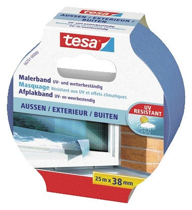 Tesa - Afplake ® Professional Outdoor 25mx38mm blau | 8 Stück