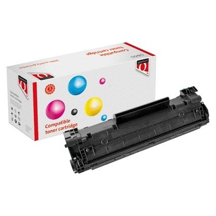 Quantore – Tonerkartuschen-Alternative für CB436A 36A schwarz HC