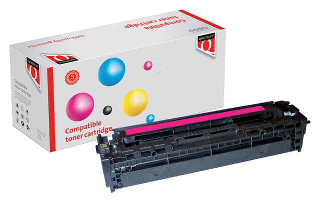 Tonercartridge Quantore Alternative für HP CB543A 125A Rot
