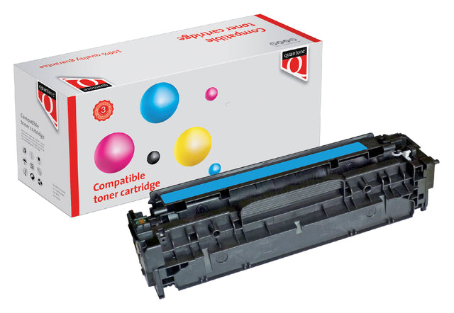 Tonercartridge Quantore Alternative für HP CC531A 304A Blau