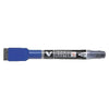 Pilot - Whiteboardmarker mit Radiergummi rund extra fein blau