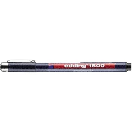 Edding – Fineliner 1800 0,25 mm schwarz