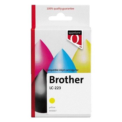 Quantore – Tintenpatronen-Alternative für LC-223 Gelb
