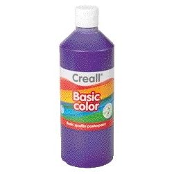 Creall - Gouache Basic Lila 500ml | 6 Stück