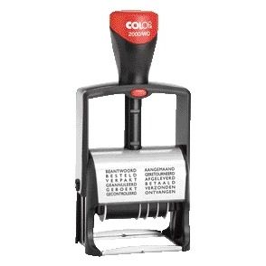 Colop - Word-Datumsstempel Heavy Duty 2000/WD Classic Line 12 Texte