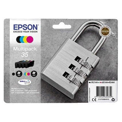 Epson - Tintenpatrone 35 T3586 Schwarz + 3 Farben