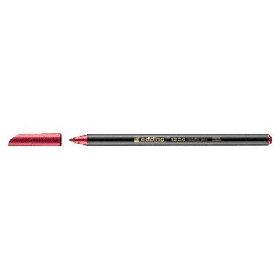 Edding - Fineliner 1200 072 feines Metallic-Rot