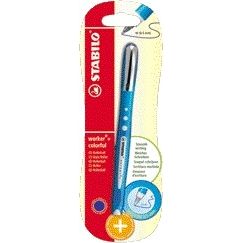 Stabilo - Tintenroller Worker bunt 2019/41 M blau Blister à 1 Stück
