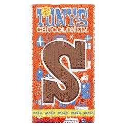 Tony's Chocolonely - Schokoladen-Buchstabenmilch S 180gr | 15 Stück