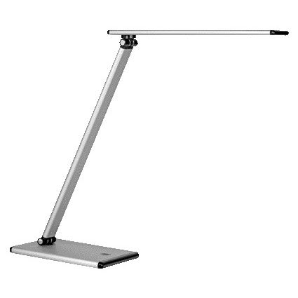 UNILUX - Schreibtischlampe Terra LED Aluminium grau
