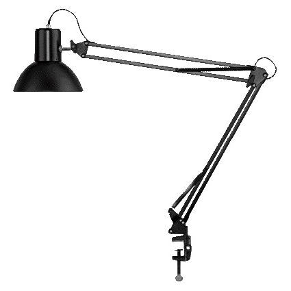 UNILUX - Schreibtischleuchte Success 66 LED Tischklemme schwarz | 4 Stück
