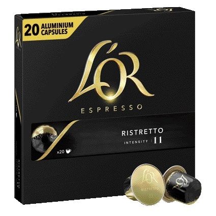 L'or - Kaffeetassen Espresso Ristretto 20 Stück | 10 Stück