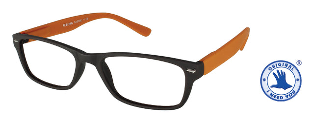 Lesebrille +2.00 Fühlen Sie sich braun-oranje