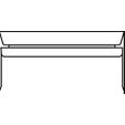 IEZZY - Briefumschlag C5/6 114x229mm Fenster rechts selbstklebend weiß 500 Stück