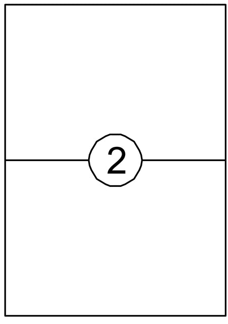 Etikettenquantore 210x148mm 200 Stück