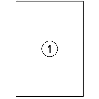 Quantore - Etikett 210x297mm 100 Stück
