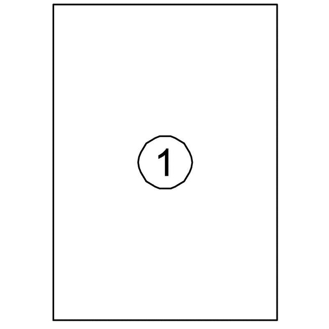 Quantore - Etikett 210x297mm 100 Stück