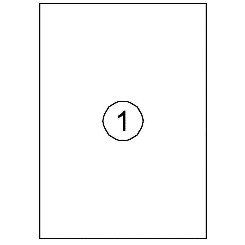 Quantore - Etikett 210x297mm 100 Stück