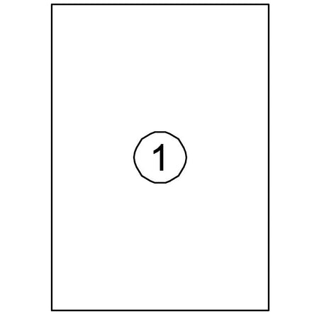 Quantore - Etikett 210x297mm 100 Stück