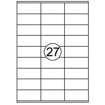 Quantore - Etikett 70x32mm 2700 Stück