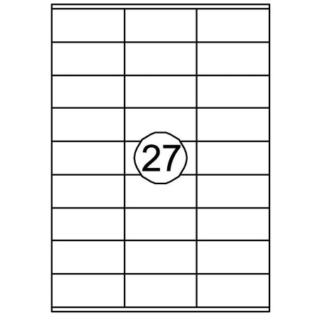 Quantore - Etikett 70x32mm 2700 Stück