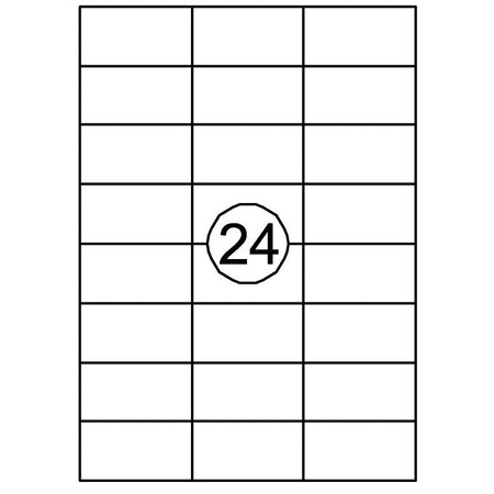 Quantore - Etikett 70x37mm 2400 Stück
