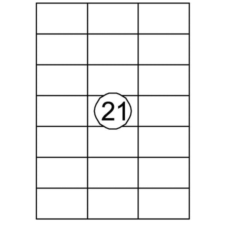 Quantore - Etikett 70x42,3mm 2100 Stück
