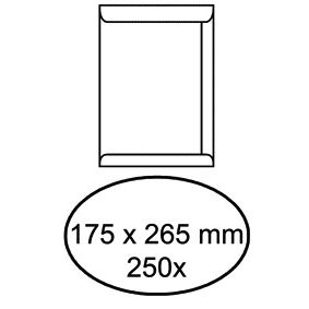 IEZZY - Umschlagurkunde 175x265mm selbstklebend 100gr weiß 250 Stück