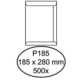 Quantore - Umschlagurkunde P185 185x280mm weiß 500 Stück