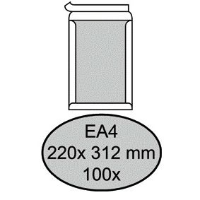 Quantore - Umschlagkartonrückseite EA4 220x312mm selbstklebend weiß 100 Stück