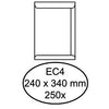 Quantore - Umschlagzertifikat EC4 240x340mm weiß 250 Stück