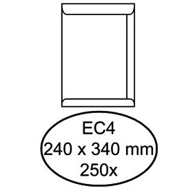 Quantore - Umschlagzertifikat EC4 240x340mm weiß 250 Stück