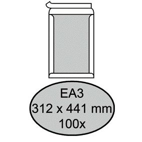 Quantore - Umschlagkartonrückseite EA3 312x441mm selbstklebend weiß 100 Stück