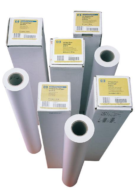 Tintenstrahlpapier HP C6020B 914 mmx45.7m 90gr Beschichtet
