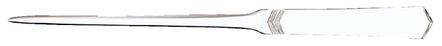 Brieföffner Maulslim, flacher Edelstahl, verarbeiteter Griff, schmale Klinge von 24,5 cm Blase bis 1 Stück